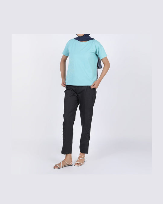 Eminent Women's Half Sleeves T-Shirt - Sea Green, Women T-Shirts & Tops, Eminent, Chase Value