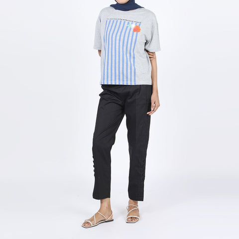 Eminent Women's Half Sleeves T-Shirt - Grey, Women T-Shirts & Tops, Eminent, Chase Value