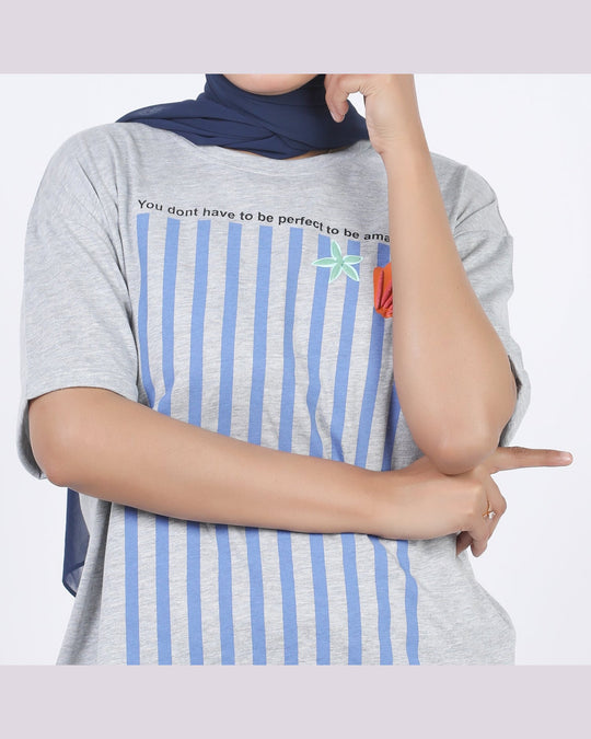 Eminent Women's Half Sleeves T-Shirt - Grey, Women T-Shirts & Tops, Eminent, Chase Value