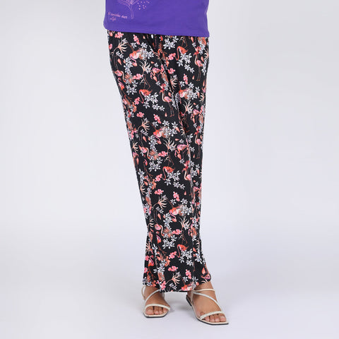 Eminent Women's Printed Trouser - Black, Women Pants & Tights, Eminent, Chase Value