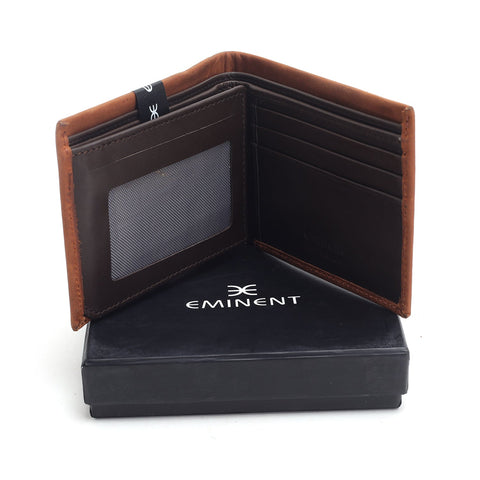 Eminent Suede Leather Wallet - Tan