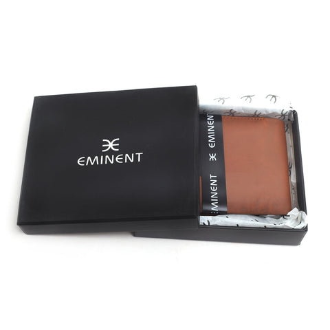 Eminent Suede Leather Wallet - Tan