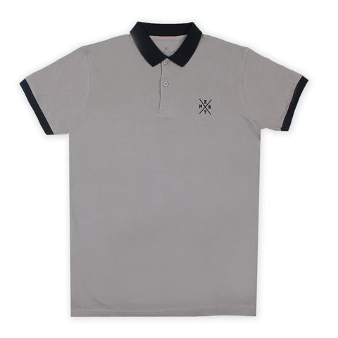 Eminent Men's Half Sleeves Polo T-Shirt - Grey, Men's T-Shirts & Polos, Eminent, Chase Value