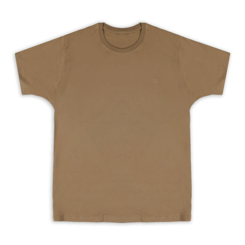 Eminent Men's Round Neck Half Sleeves T-Shirt - Dark Sandy, Men's T-Shirts & Polos, Eminent, Chase Value