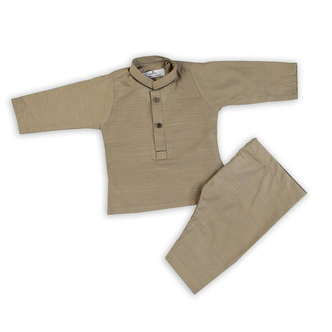 Eminent Newborn Boys Shalwar Suit - Brown