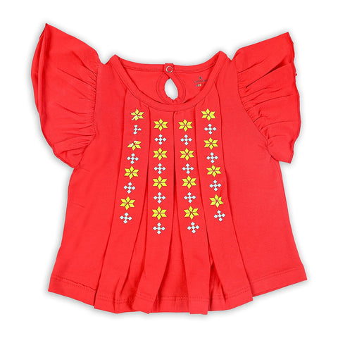 Eminent Newborn Girls Frock - Red, Newborn Girls Frocks, Eminent, Chase Value
