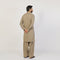 Eminent Men's Trim Fit Plain Shalwar Suits - Khaki
