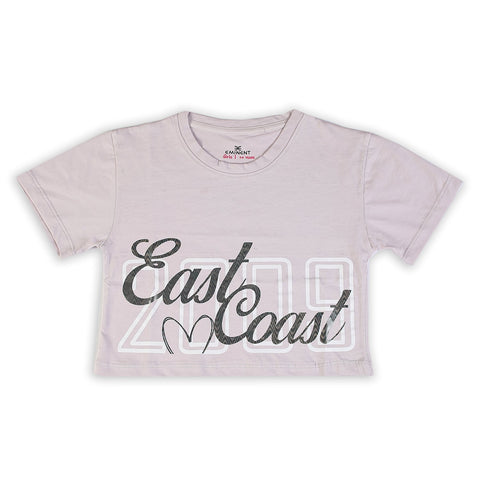 Eminent Girls Half Sleeves T-Shirt - Lilac