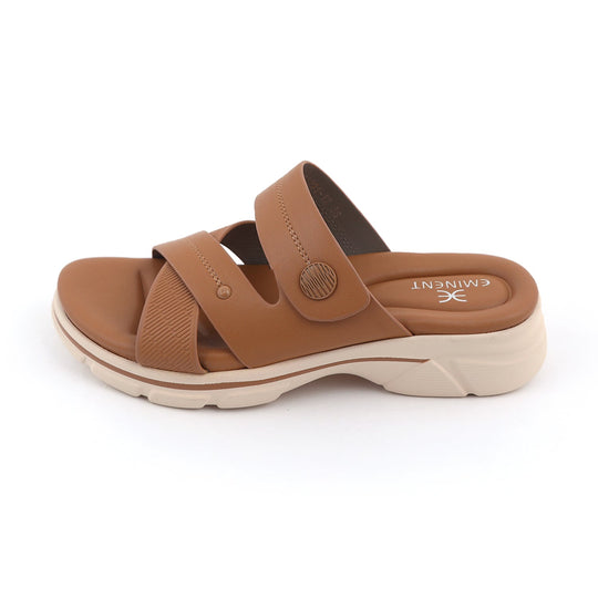 Eminent Women's Softy Slipper - Khaki, Women Slippers, Eminent, Chase Value