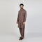 Eminent Men's Kameez Shalwar Plain Suit - Warm Grey