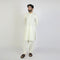 Eminent Men's Trim Fit Embrioded Shalwar Suit - Off White