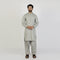 Eminent Men's Trim Fit Embrioded Shalwar Suit - Grey