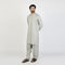 Eminent Men's Trim Fit Embrioded Shalwar Suit - Grey