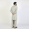 Eminent Men's Trim Fit Embrioded Shalwar Suit - Grey