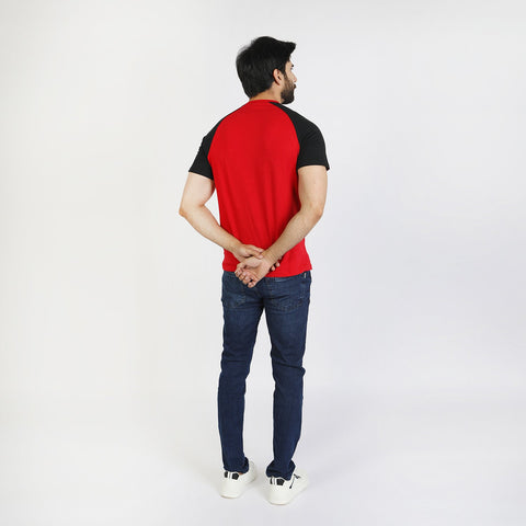 Eminent Men's Half Sleeves T-Shirt - Red, Men's T-Shirts & Polos, Eminent, Chase Value