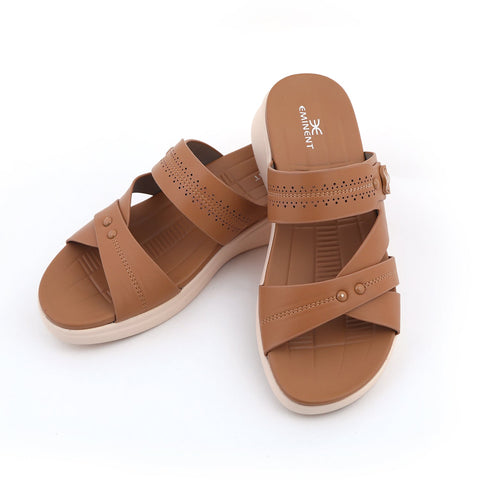 Eminent Women's Softy Slipper - Khaki