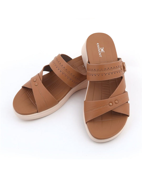 Eminent Women's Softy Slipper - Khaki, Women Slippers, Eminent, Chase Value