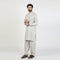 Eminent Men's Embroidered Shalwar Suit - Grey