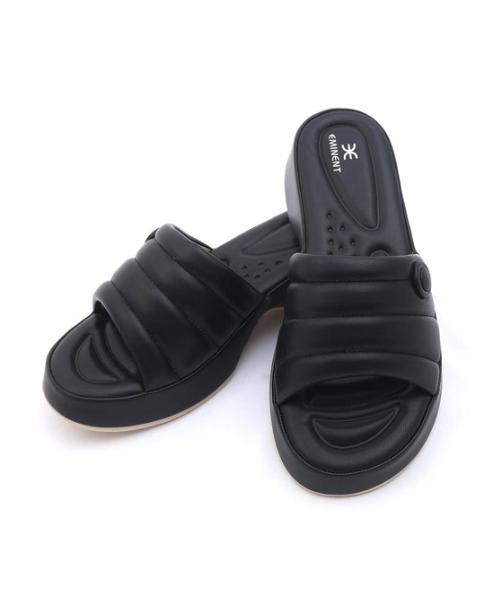 Eminent Women's Softy Slipper - Black, Women Slippers, Eminent, Chase Value