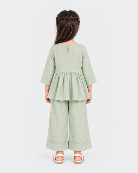 Girls Ethnic Fusion Dyed 2 Pc