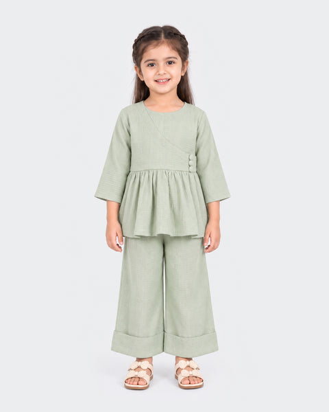Girls Ethnic Fusion Dyed 2 Pc