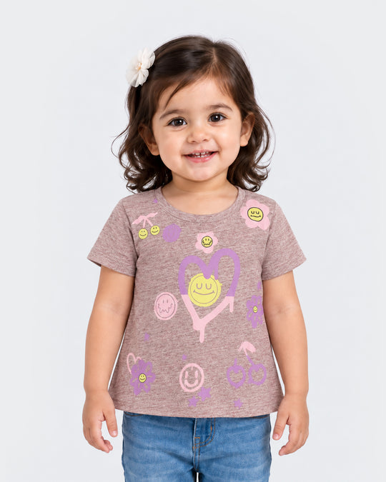 Girls' Half Sleeves T-Shirt