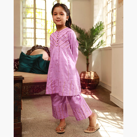 Eminent Girls Stitched Shalwar Suit - Purple, Girls Shalwar Kameez, Eminent, Chase Value