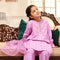 Eminent Girls Stitched Shalwar Suit - Purple