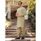 Eminent Men's Trim Fit Plain Shalwar Suits - Sage Green