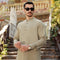 Eminent Men's Trim Fit Plain Shalwar Suits - Sage Green