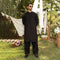 Eminent Men's Trim Fit Embroided Shalwar  Suit - Black