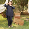 Eminent Girls Shalwar 2Pcs Suit - Dark Blue