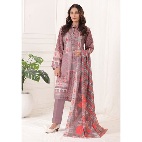 Eminent Digital Khaddar Un-Stitched Printed 3 Pcs Suits V1 - 6, Women, 3Pcs Shalwar Suit, Eminent, Chase Value