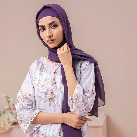 Eminent Printed Digital Lawn With Chiffon Dupatta Unstitched 3Pcs Suit - ES24LP3P12, Women, 3Pcs Shalwar Suit, Eminent, Chase Value