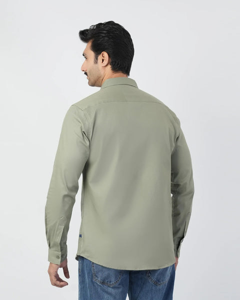 Twill Textured Casual Shirt