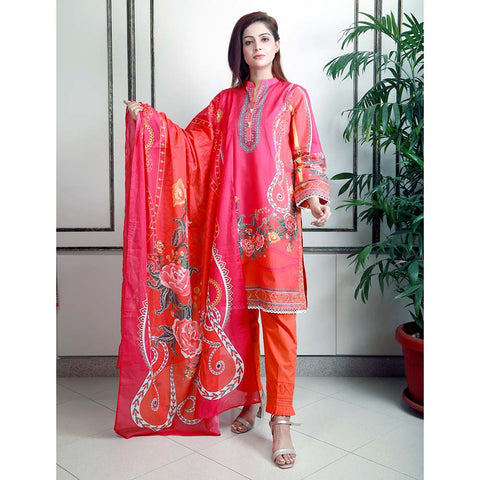 Eminent Digital Lawn Unstitched 3Pcs Suit - V2-11, Women, 3Pcs Shalwar Suit, Eminent, Chase Value