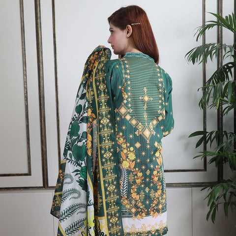 Eminent Digital Lawn Unstitched 3Pcs Suit - V2-12, Women, 3Pcs Shalwar Suit, Eminent, Chase Value