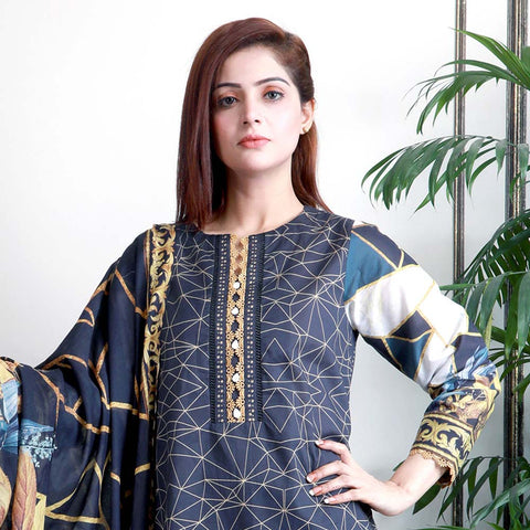 Eminent Digital Lawn Unstitched 3Pcs Suit - V2-16, Women, 3Pcs Shalwar Suit, Eminent, Chase Value