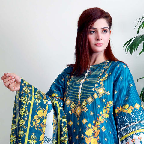 Eminent Digital Lawn Unstitched 3Pcs Suit - V2-18, Women, 3Pcs Shalwar Suit, Eminent, Chase Value