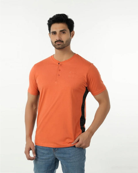 Eminent Men's Round Neck Half Sleeves Printed T-Shirt