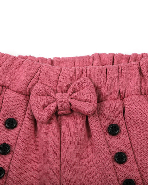 Eminent Newborn Girls Trouser - Dark Pink