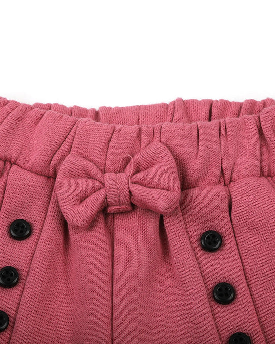 Eminent Newborn Girls Trouser - Dark Pink