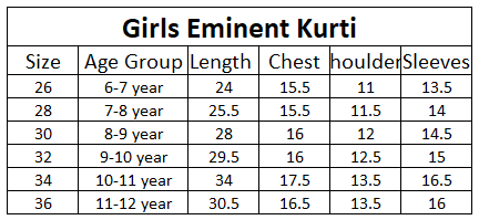 Girls Eminent Kurti - Red, Kids, Girls Kurti, Chase Value, Chase Value