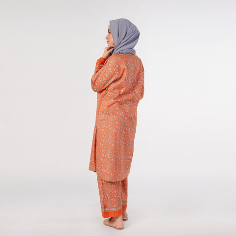 Eminent Women's Printed 2Pcs Suit - Orange, Women Shalwar Suits, Eminent, Chase Value