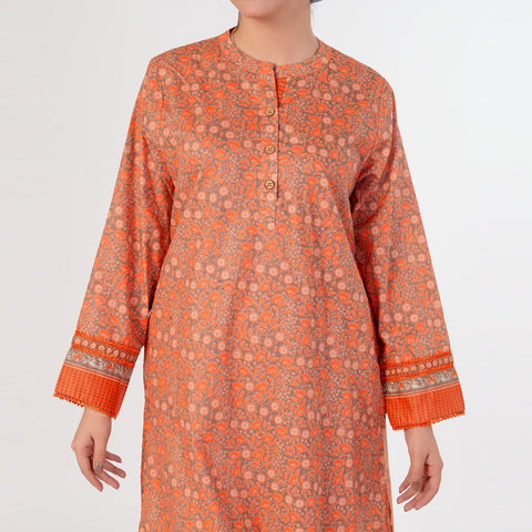 Eminent Women's Printed 2Pcs Suit - Orange, Women Shalwar Suits, Eminent, Chase Value