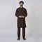 Eminent Men's Embroidered Kurta Pajama Suit - Chocolate