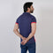 Men's Eminent Half Sleeves Polo T-Shirt - Navy Blue