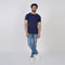 Eminent Men's Half Sleeves T-Shirt - Navy Blue