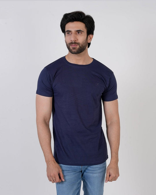 Eminent Men's Half Sleeves T-Shirt - Navy Blue, Men's T-Shirts & Polos, Eminent, Chase Value