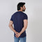 Eminent Men's Half Sleeves T-Shirt - Navy Blue